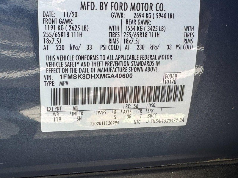 Used 2021 Ford Explorer XLT w/ Equipment Group 202A AWD/4WD image 25
