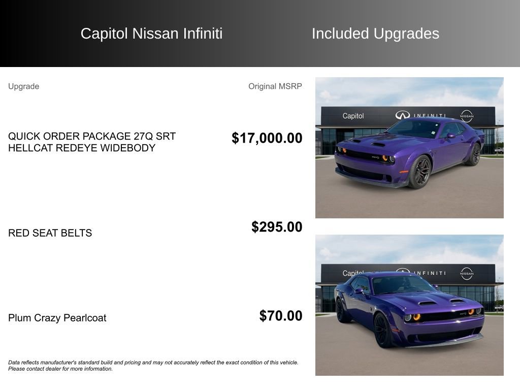 Used 2019 Dodge Challenger SRT Hellcat Redeye image 8