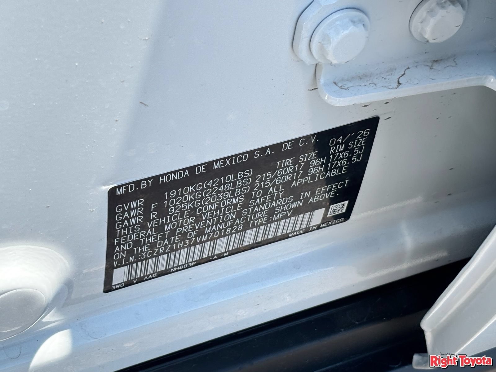Used 2027 Honda HR-V LX image 32