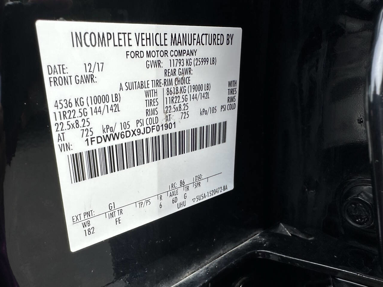 Used 2018 Ford F650 2WD Crew Cab Super Duty image 62