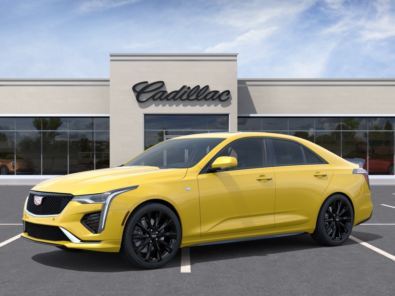 New 2026 Cadillac CT4 Sport w/ LPO, ONYX Package RWD image 2
