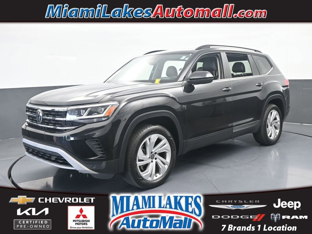 Used 2021 Volkswagen Atlas SE w/ Panoramic Sunroof Package FWD image 1