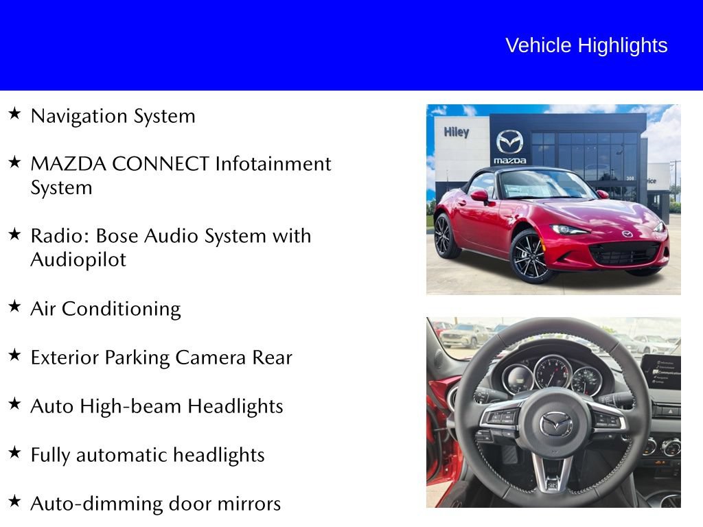 New 2026 MAZDA MX-5 Miata Grand Touring RWD image 9