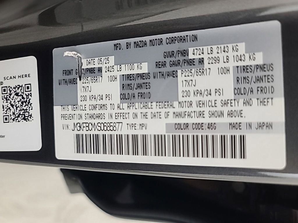 Used 2025 MAZDA CX-5 AWD 2.5 S w/ Preferred Package image 38