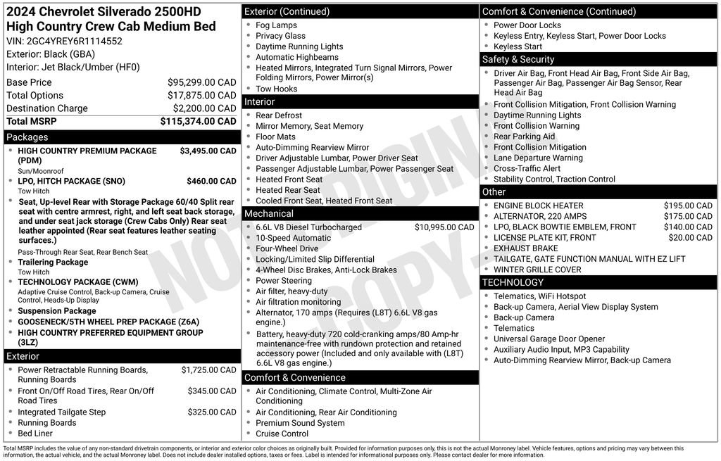 Used 2024 Chevrolet Silverado 2500 High Country w/ High Country Premium Package image 34