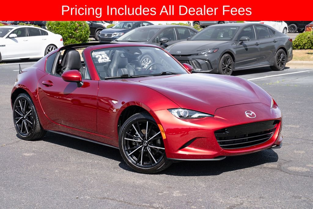 Used 2025 MAZDA MX-5 Miata RF Grand Touring w/ Weather Package RWD image 1
