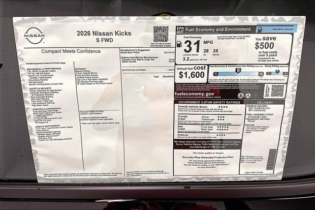 New 2026 Nissan Kicks S image 35