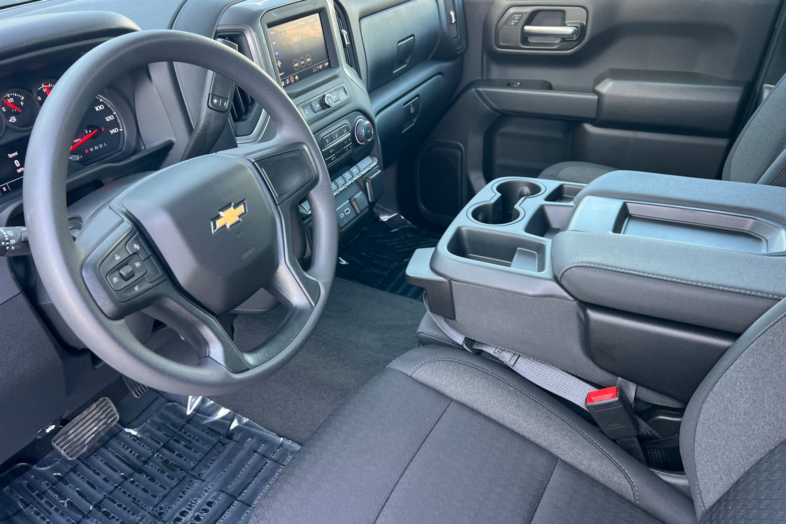 New 2026 Chevrolet Silverado 1500 Custom w/ Turbomax Blackout Package RWD image 11