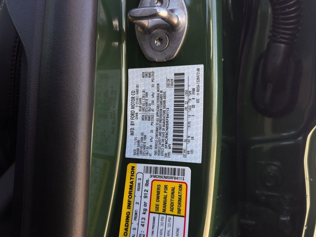 New 2025 Ford Bronco Sport Outer Banks AWD/4WD image 70