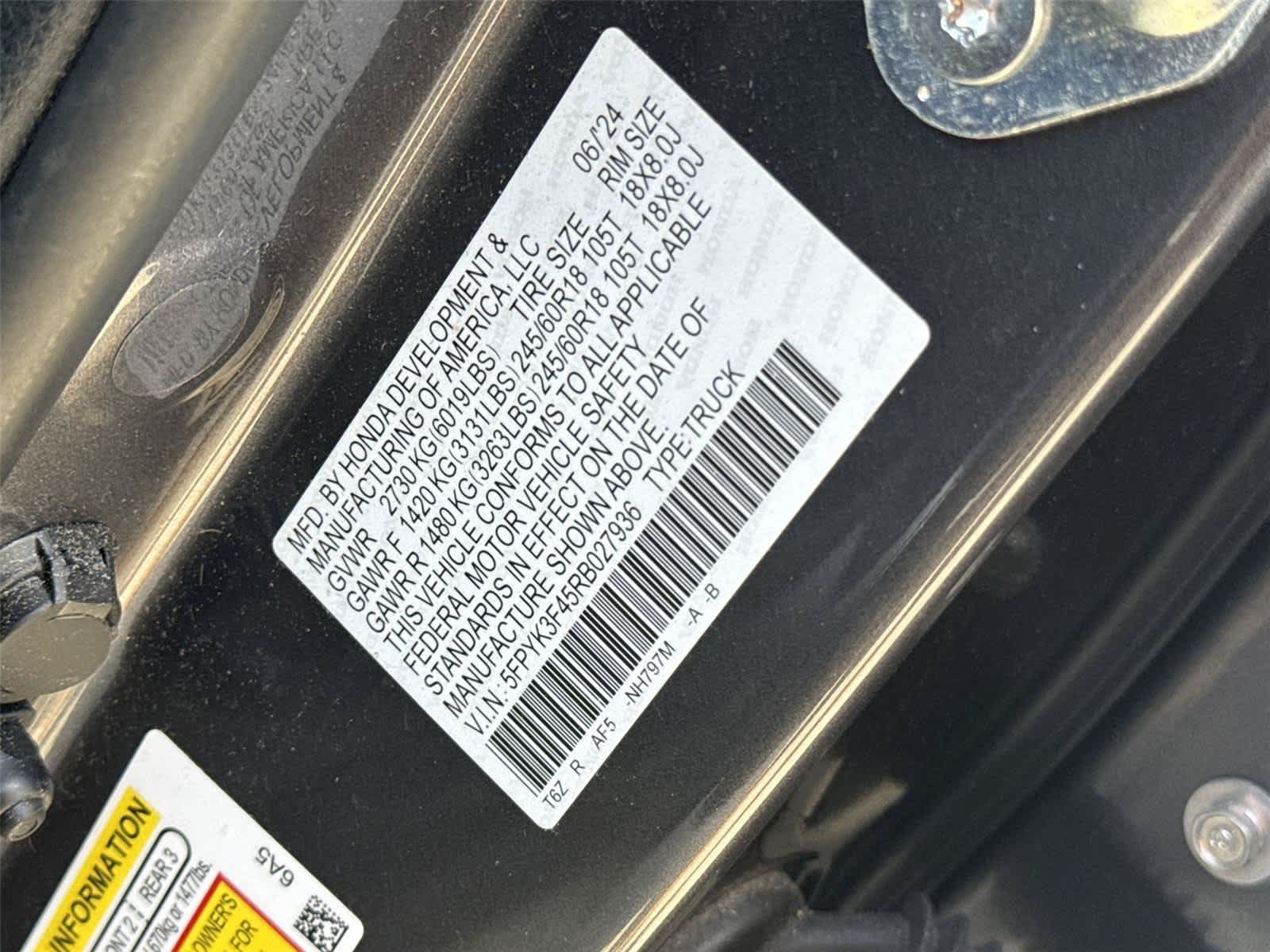 Used 2024 Honda Ridgeline RTL+ image 32