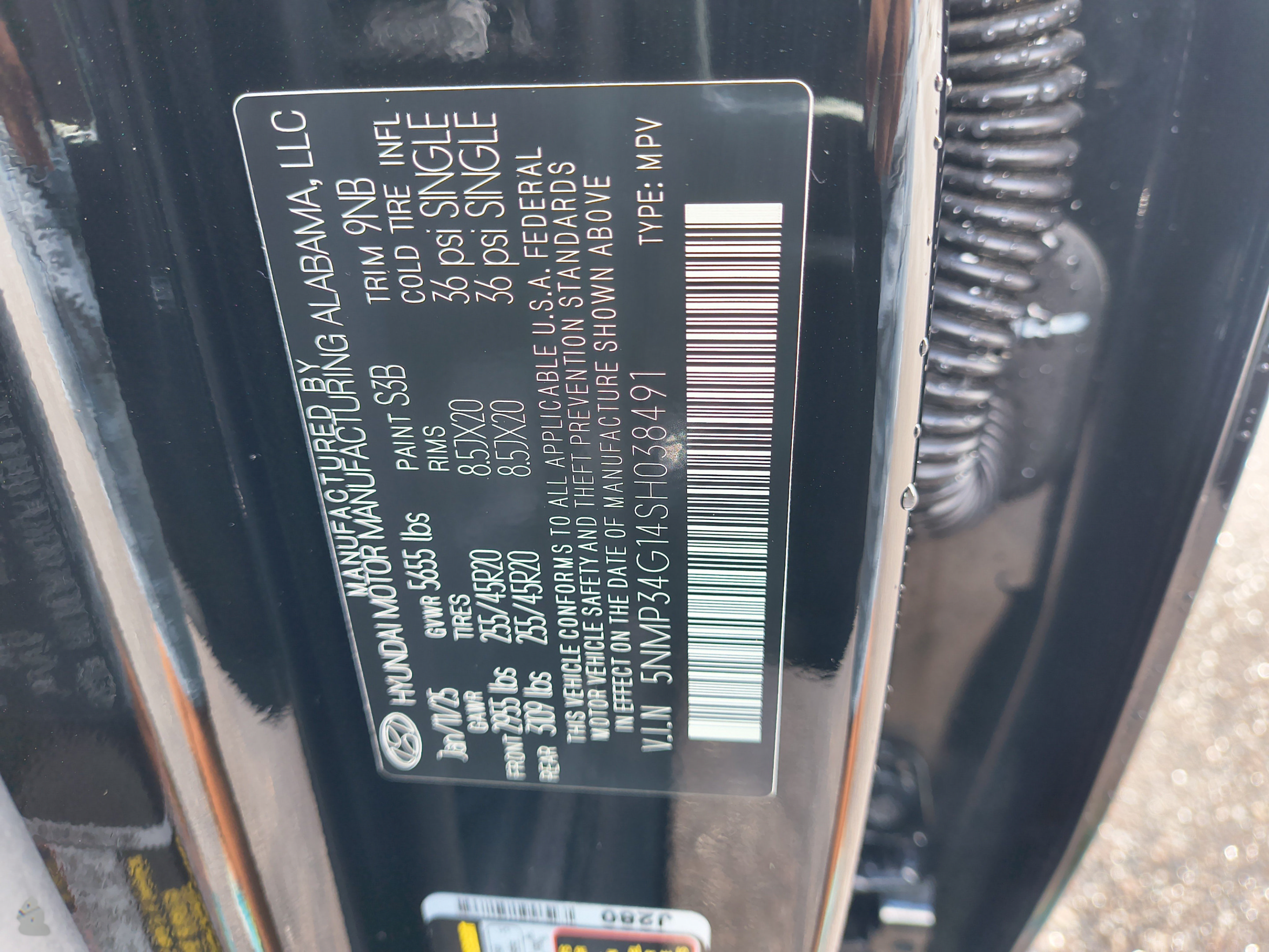Certified 2025 Hyundai Santa Fe Limited FWD image 35