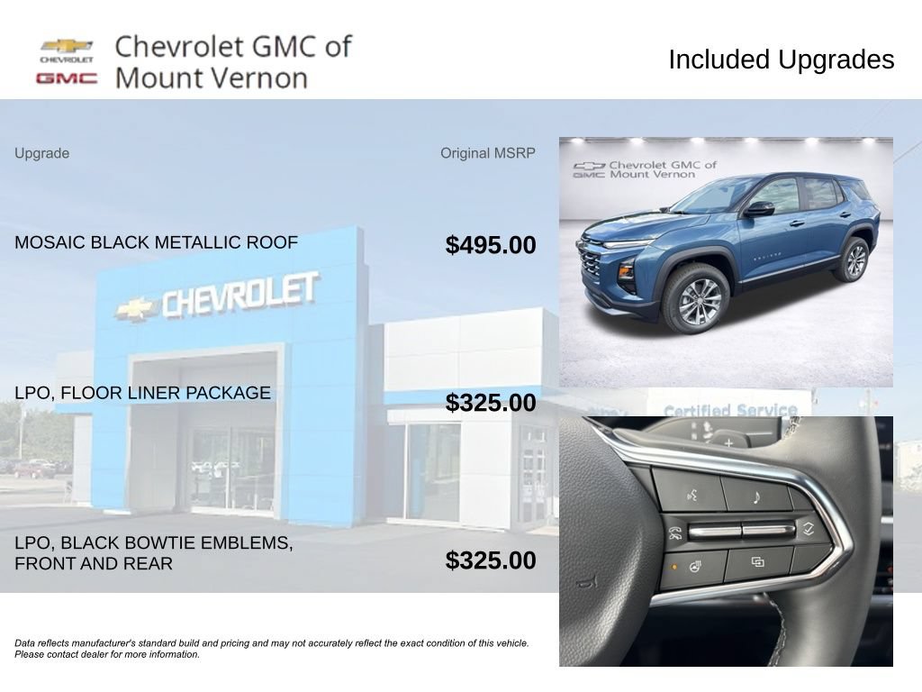 New 2026 Chevrolet Equinox LT w/ LPO, Floor Liner Package AWD/4WD image 6