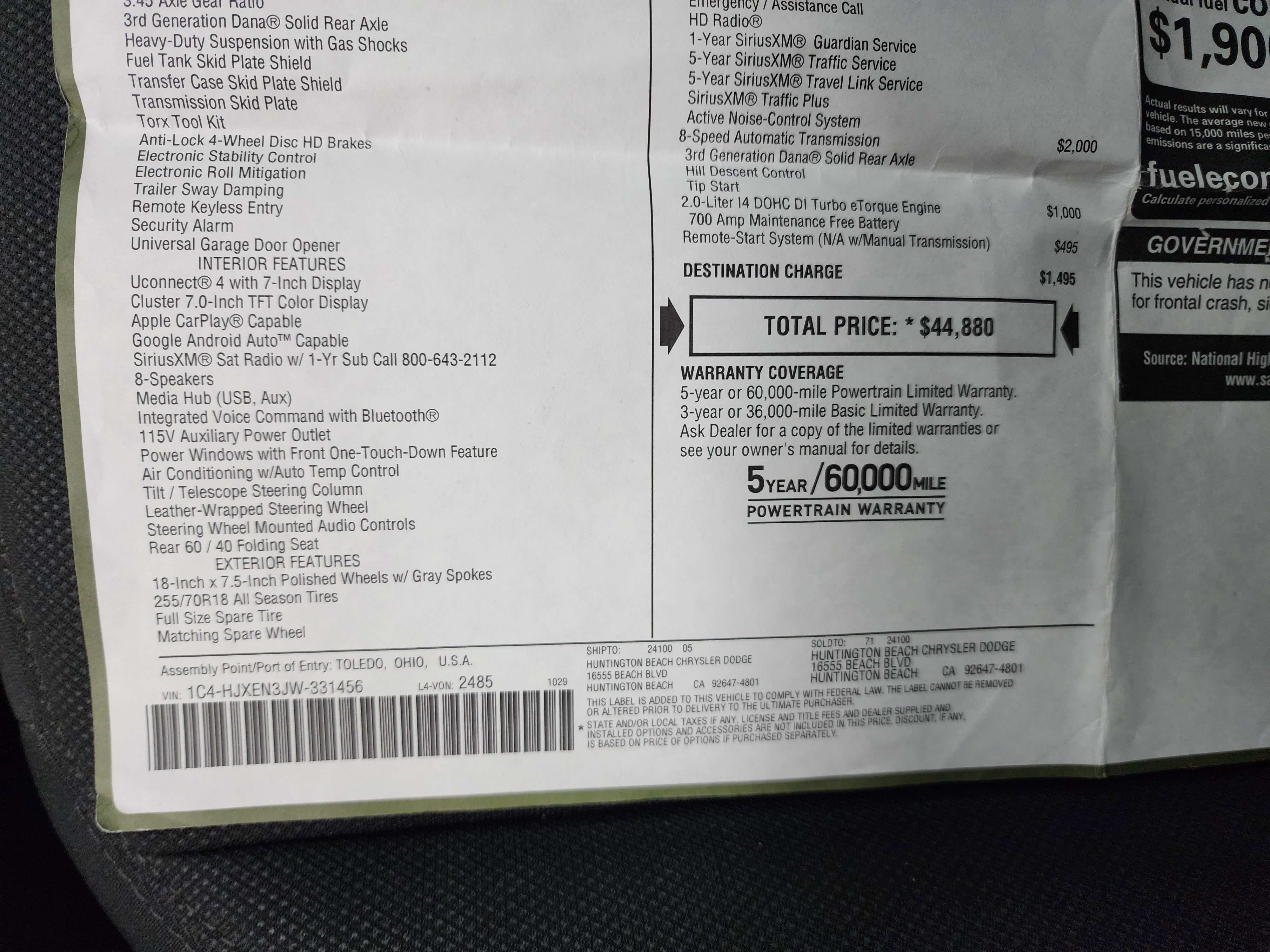 Used 2018 Jeep Wrangler Unlimited Sahara image 49