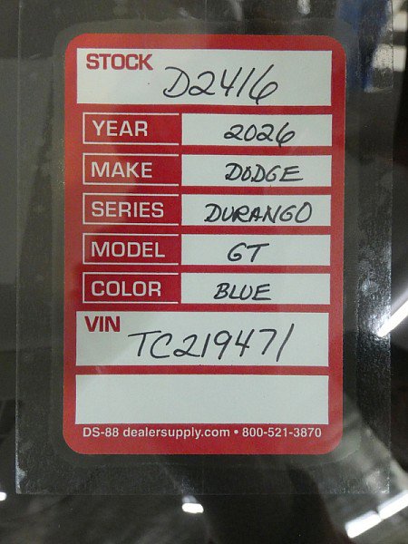 New 2026 Dodge Durango GT w/ Blacktop Package image 31