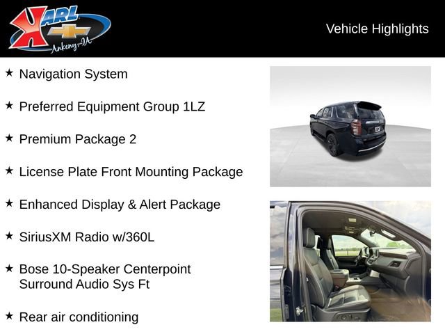 Used 2023 Chevrolet Tahoe Premier w/ Premium Package 2 AWD/4WD image 2