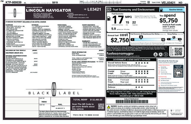 New 2027 Lincoln Navigator L Black Label AWD/4WD image 4