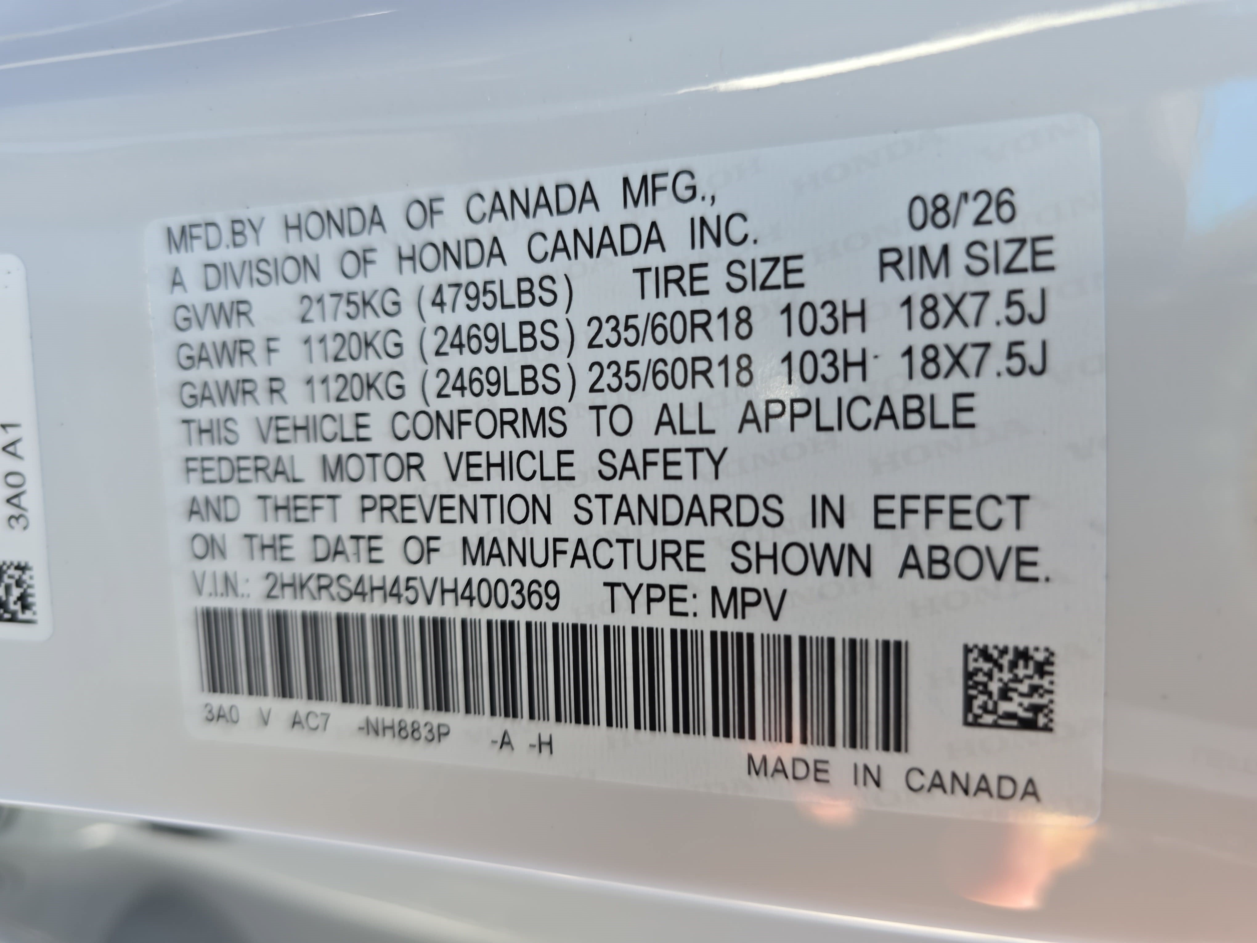 New 2027 Honda CR-V EX image 34