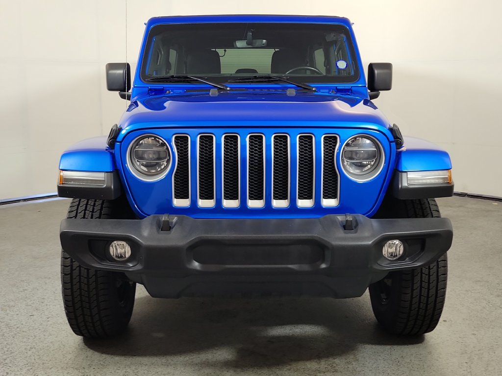 Used 2022 Jeep Wrangler Unlimited Sahara w/ LED Lighting Group AWD/4WD image 2