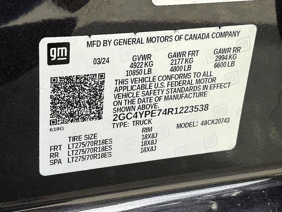 Certified 2024 Chevrolet Silverado 2500 LTZ w/ LPO, Dark Essentials Package image 23