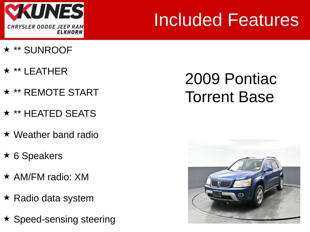 Used 2009 Pontiac Torrent AWD w/ Preferred Package image 3