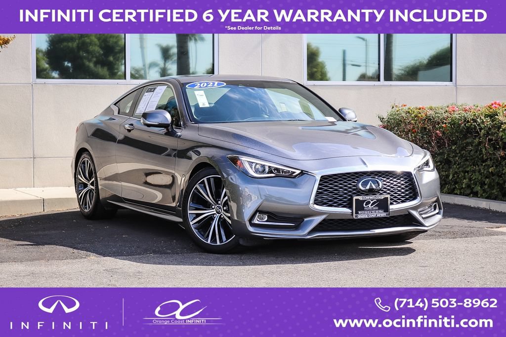 Certified 2021 INFINITI Q60 3.0t Luxe w/ Cargo Package