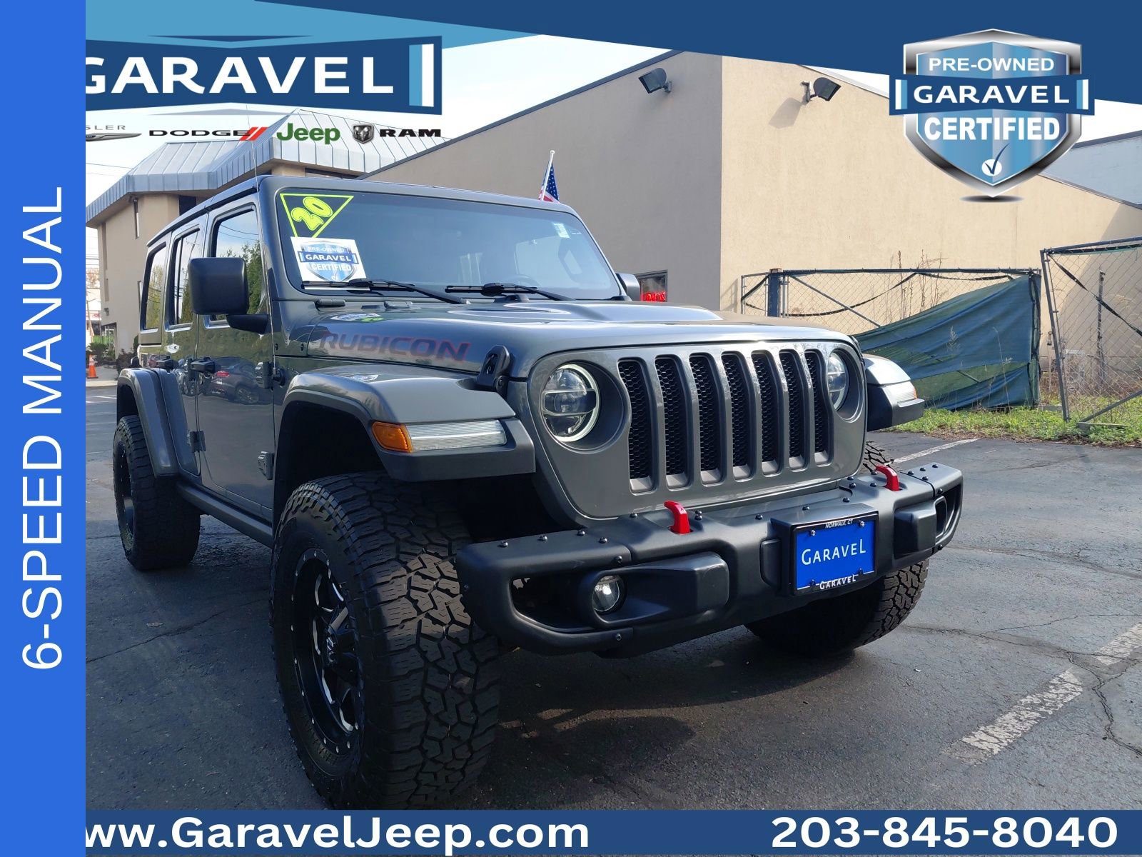 Used 2020 Jeep Wrangler Unlimited Rubicon w/ Dual Top Group AWD/4WD image 1