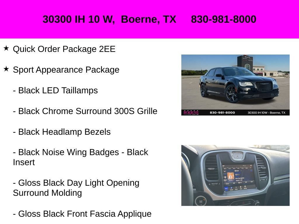 Used 2023 Chrysler 300 Touring w/ Sport Appearance Package RWD image 10