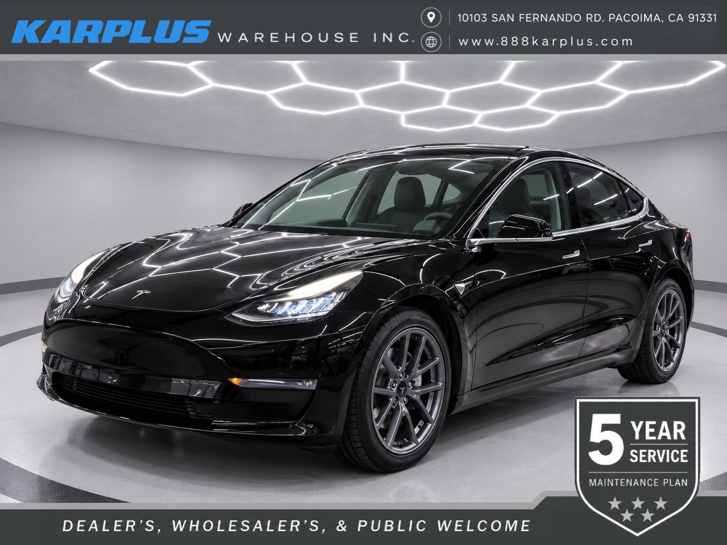 Used 2019 Tesla Model 3 Long Range RWD image 1