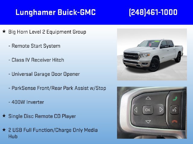 Used 2019 RAM 1500 Big Horn AWD/4WD image 30