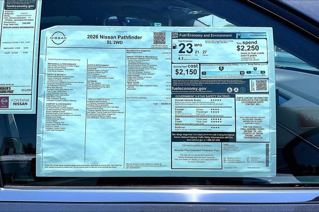 New 2026 Nissan Pathfinder SL FWD image 13