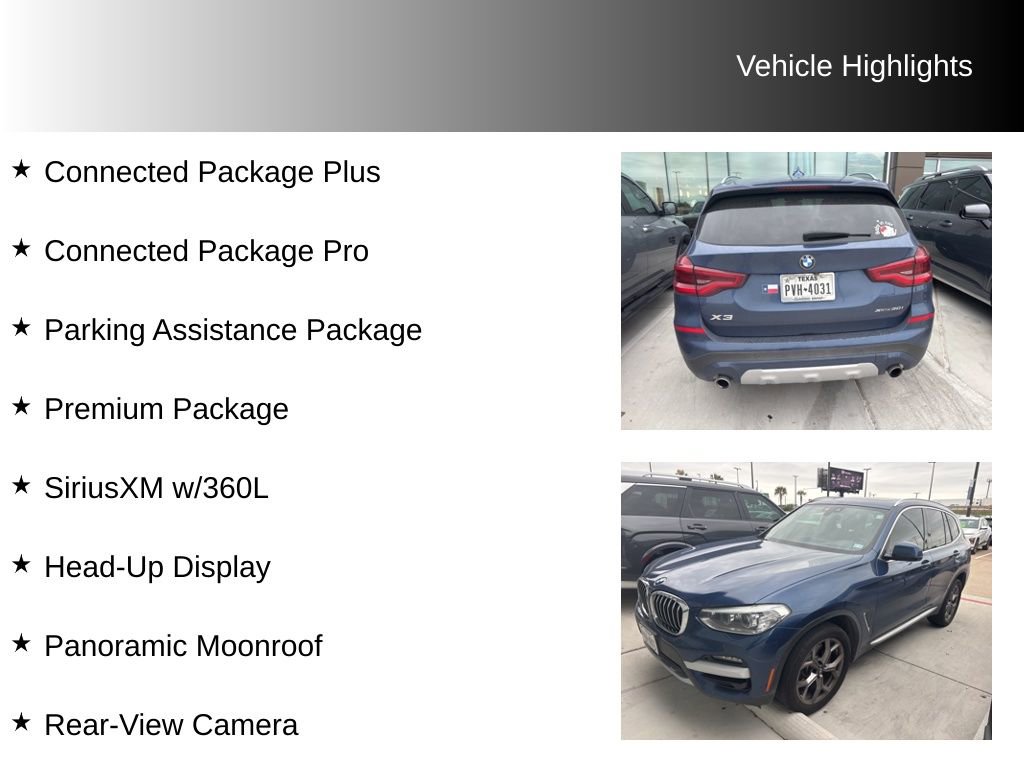 Used 2021 BMW X3 xDrive30i w/ Premium Package AWD/4WD image 10