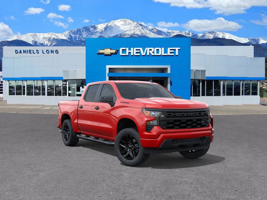 New 2025 Chevrolet Silverado 1500 Custom w/ Turbomax Blackout Package