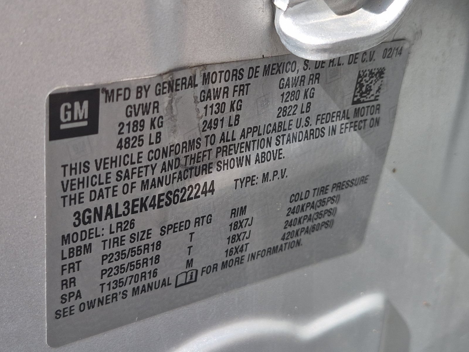 Used 2014 Chevrolet Captiva Sport LT FWD image 23