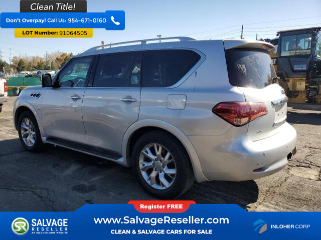 Used 2014 INFINITI QX80 4WD w/ Theater Package image 3
