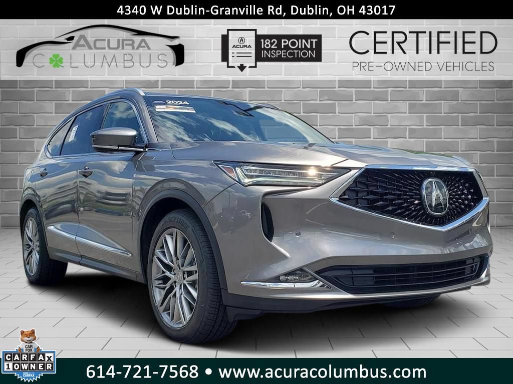 Certified 2024 Acura MDX SH-AWD w/ Advance Package