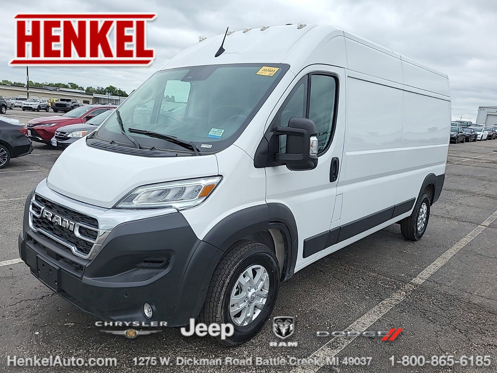 Used 2025 RAM ProMaster 2500 w/ Quick Order Package 22H SLT+ FWD image 1