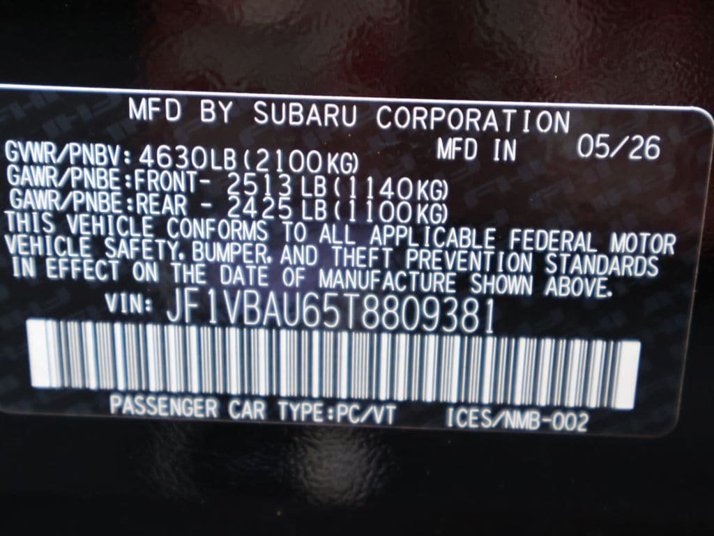 New 2026 Subaru WRX GT AWD/4WD image 41
