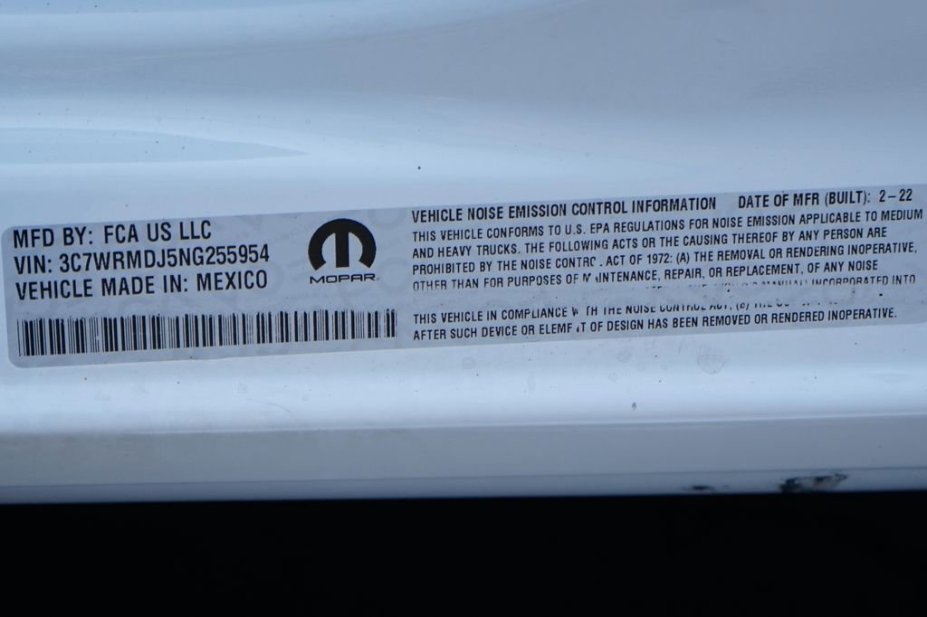 Used 2022 RAM 5500 SLT w/ Quick Order Package 27G SLT RWD image 57