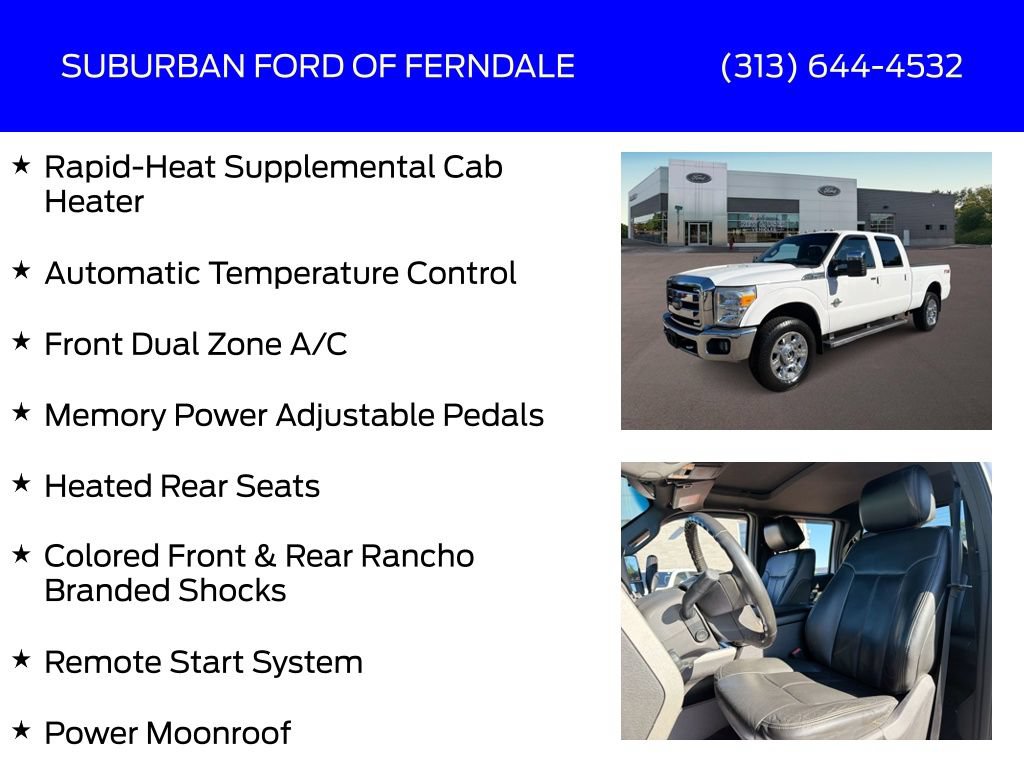 Used 2013 Ford F350 Lariat w/ Lariat Ultimate Pkg AWD/4WD image 17