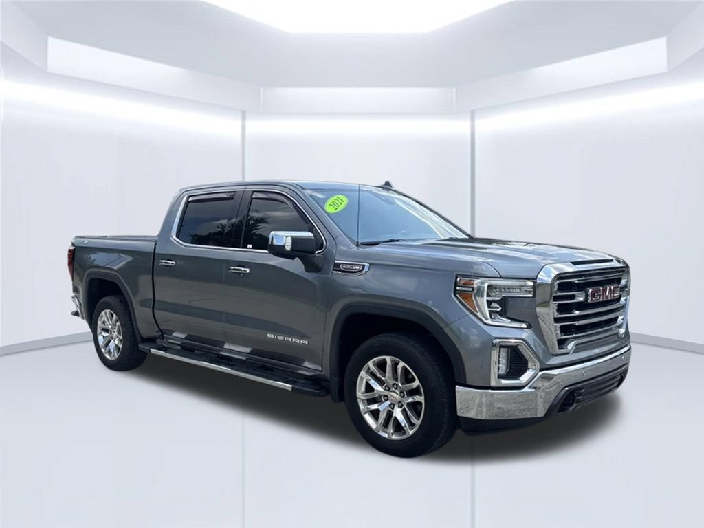 Used 2021 GMC Sierra 1500 SLT w/ SLT Premium Plus Package AWD/4WD image 3