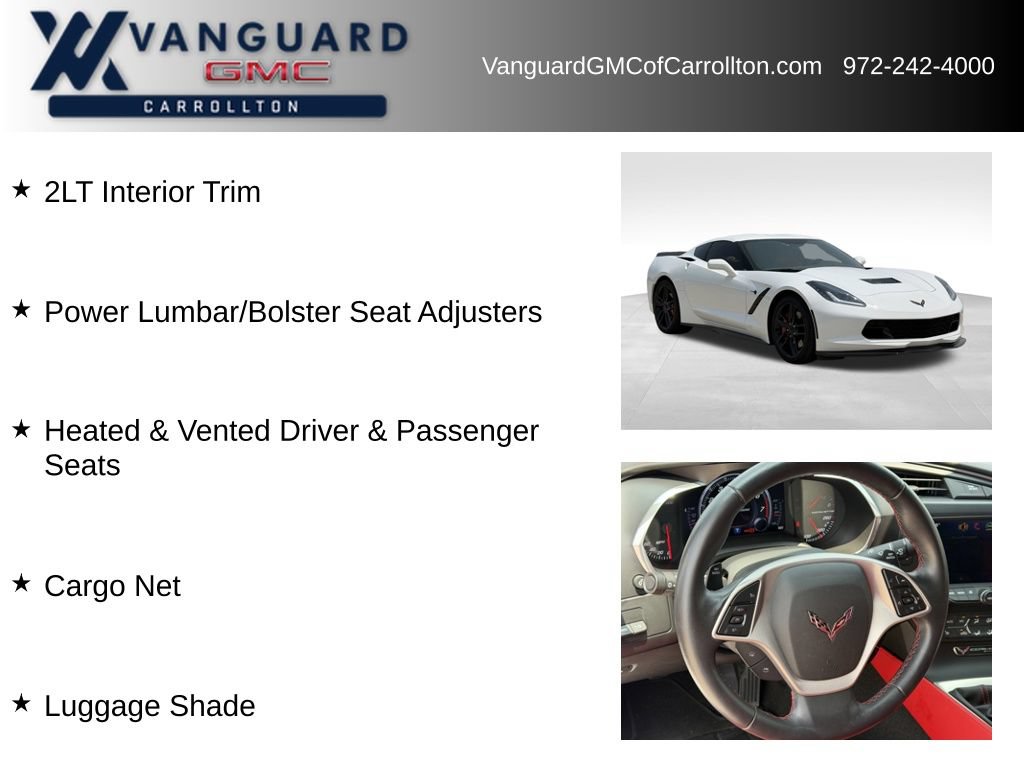 Used 2015 Chevrolet Corvette Stingray Coupe w/ 2LT Preferred Equipment Group RWD image 12