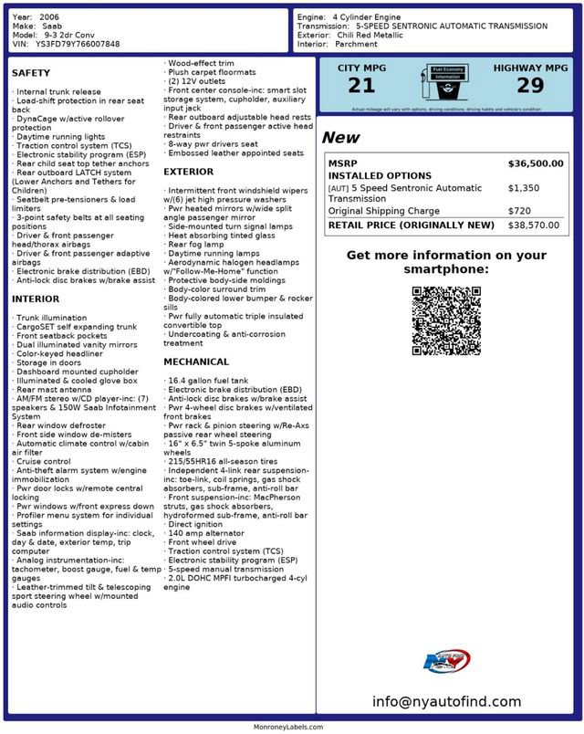 Used 2006 Saab 9-3 2.0T image 24