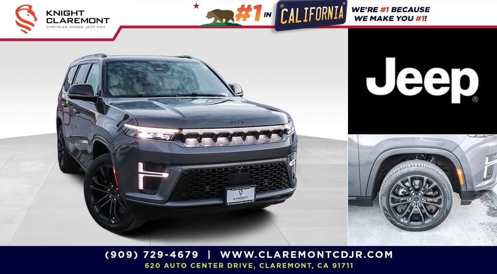 New 2026 Jeep Grand Wagoneer Summit w/ 8-Passenger Seating Package AWD/4WD 360° Tour