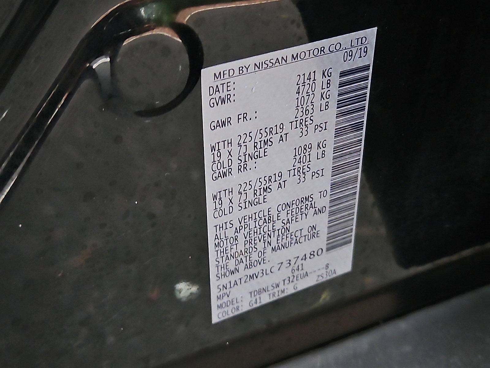 Certified 2020 Nissan Rogue SL w/ Premium Package AWD/4WD image 28