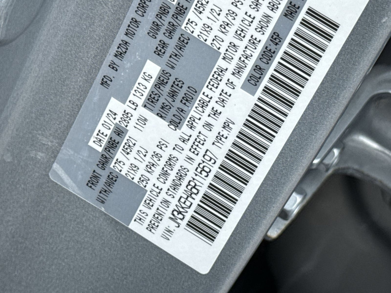Used 2024 MAZDA CX-90 Plug-In Hybrid w/ Premium Plus AWD/4WD image 30