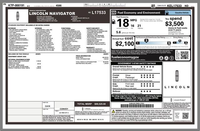 Used 2019 Lincoln Navigator Reserve w/ Cargo Package image 34