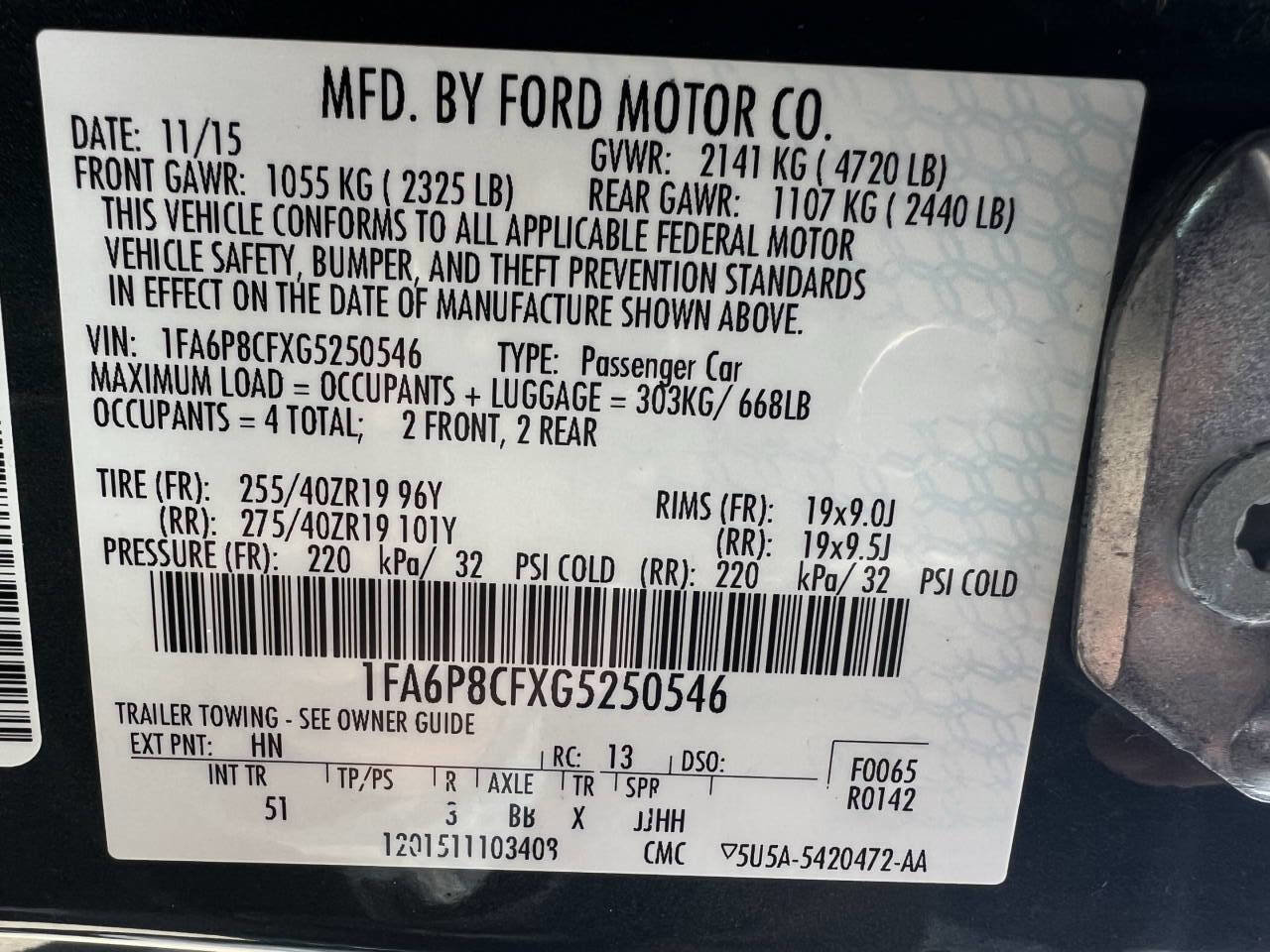 Used 2016 Ford Mustang GT Premium w/ GT Performance Package image 19