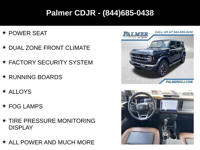 Used 2022 Ford Bronco Outer Banks AWD/4WD image 18