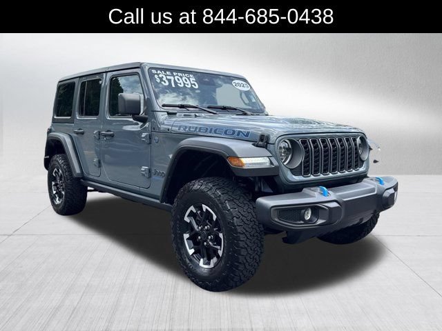 Certified 2025 Jeep Wrangler Unlimited Rubicon 4xe w/ Safety Group AWD/4WD image 3