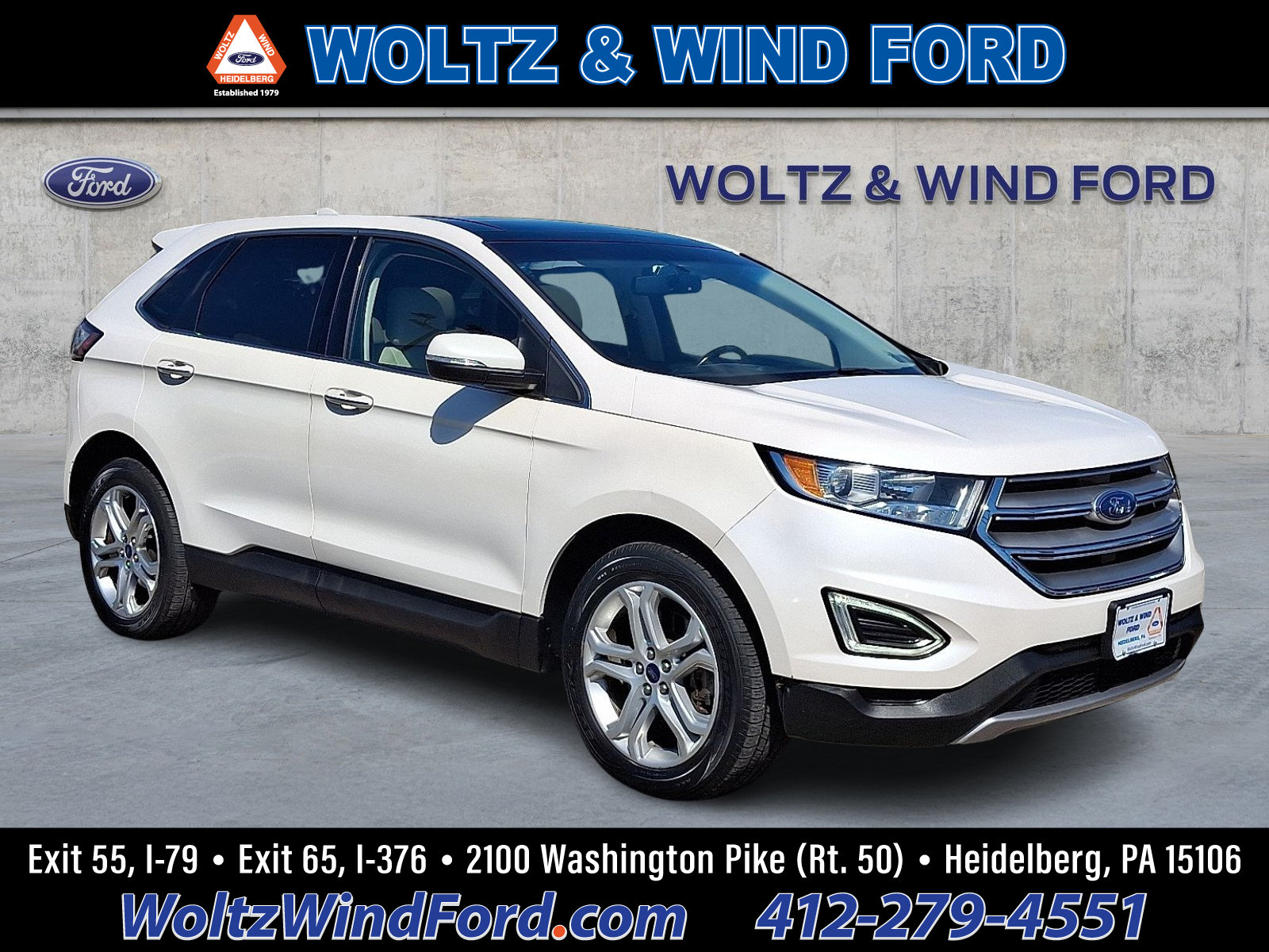 Used 2017 Ford Edge Titanium w/ Technology Package AWD/4WD image 1